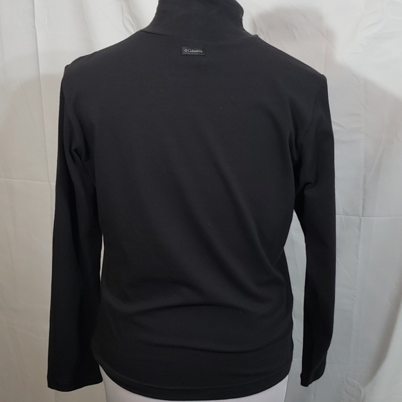 EUC Columbia Black Notta Mock Turtleneck Small - Picture 2 of 5